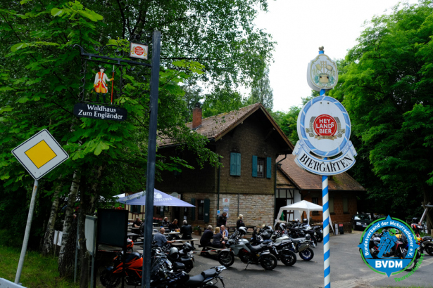 Ein Motorradtreff im Spessart